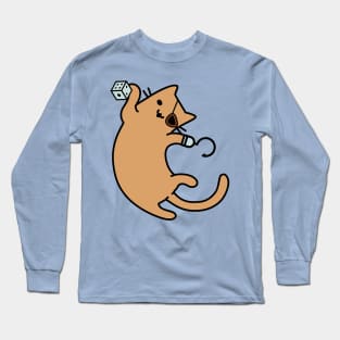 Cat Pirate Hook Long Sleeve T-Shirt